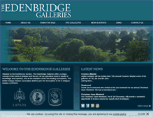 Tablet Screenshot of edenbridgegalleries.com